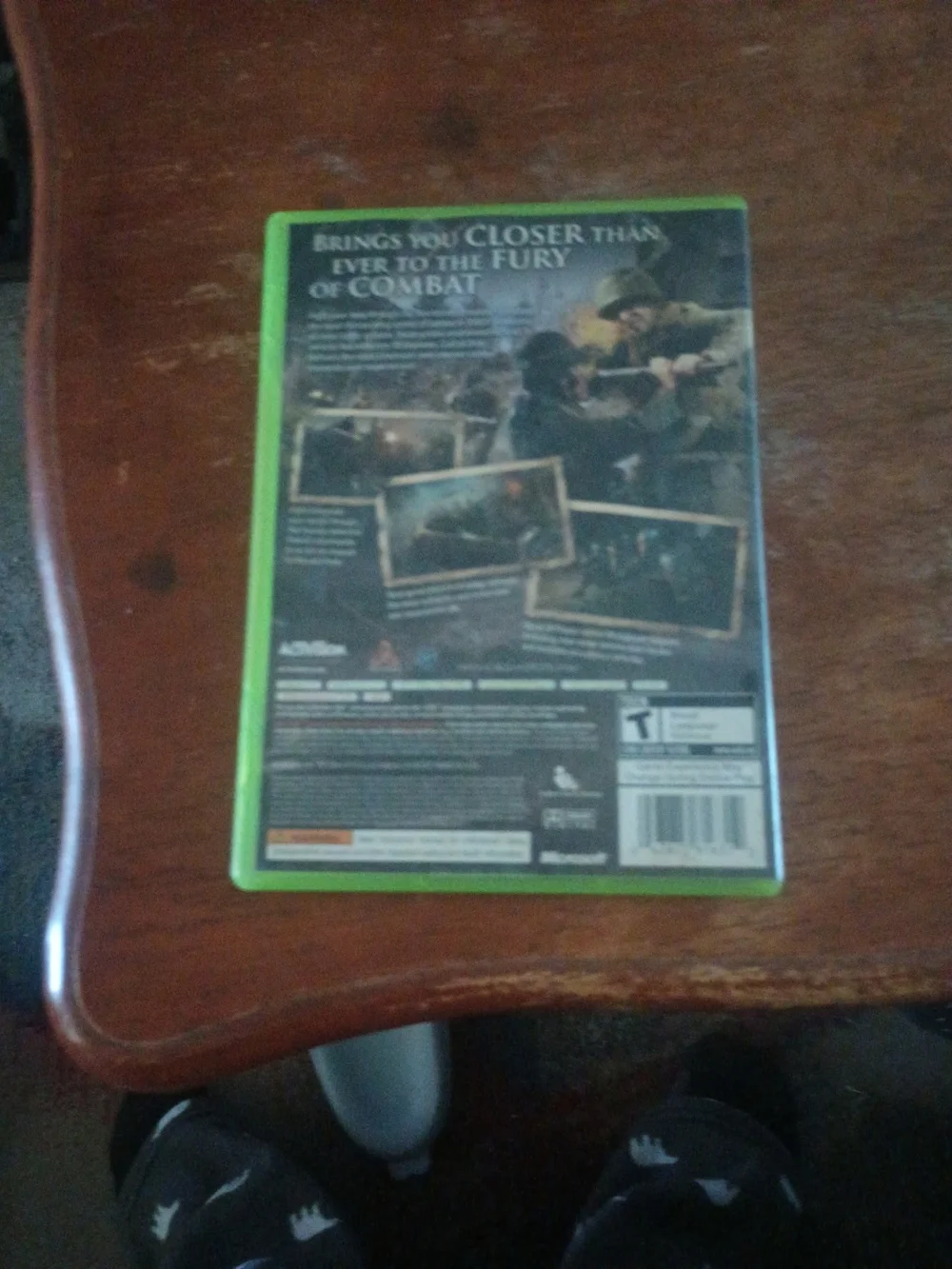 Call of Duty 3 Xbox 360 Game - Green Case